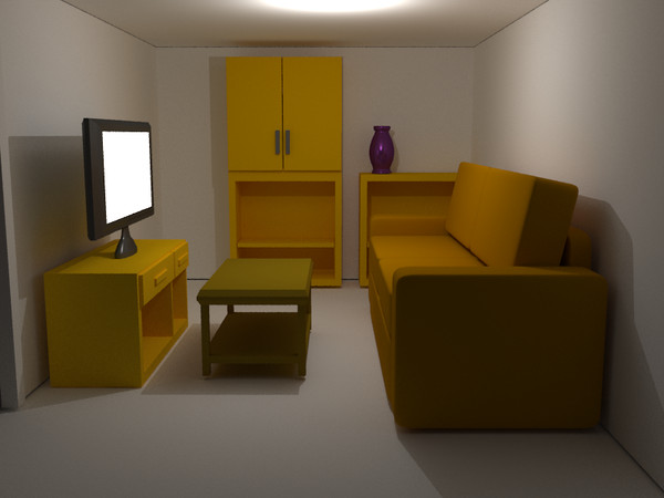 3d model livingroom - the livingroom by matthew colston